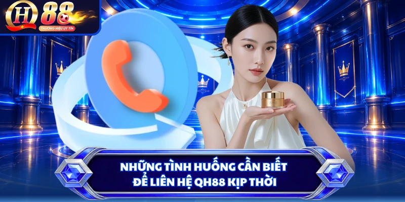 Những tình huống cần biết để liên hệ QH88 kịp thời 